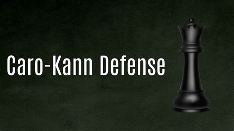 caro kann defense|how to counter caro kann.